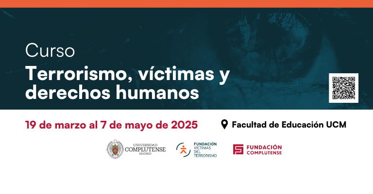 Inscríbete en el Curso: Terrorismo, víctimas y Derechos Humanos